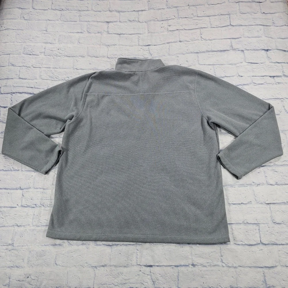 The North Face Cap Rock Pullover Mens XXL Gray 1/4 Zip Fleece Textured Jacket